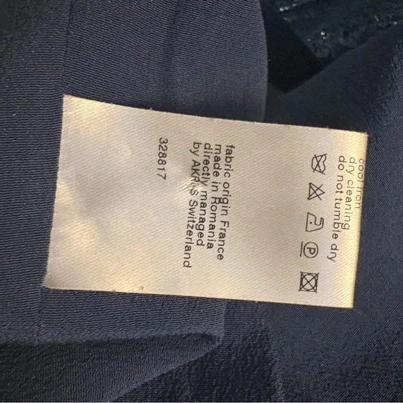 🩵Akris chic blue sparkly dress, size 10, EUC. Zip back, silk lined🩵
